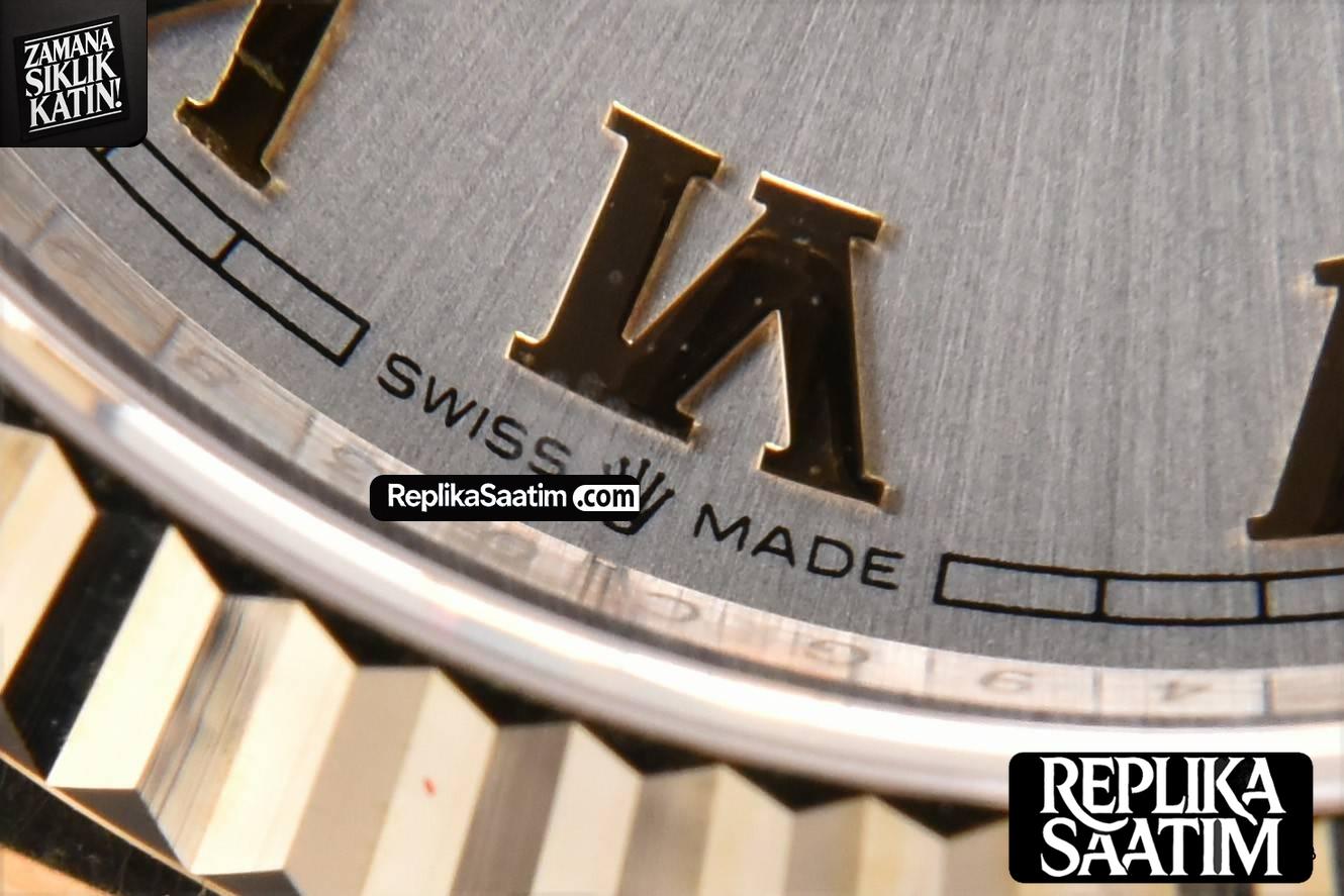 DateJust 36MM 904L YG/SS GMF Fluted Bezel Silver Dial Roma Marker Jubilee Bracelet VR3285 -07