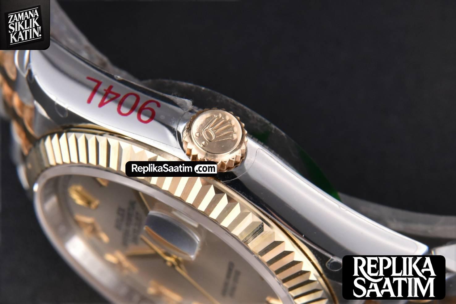 DateJust 36MM 904L YG/SS GMF Fluted Bezel Silver Dial Roma Marker Jubilee Bracelet VR3285 -13