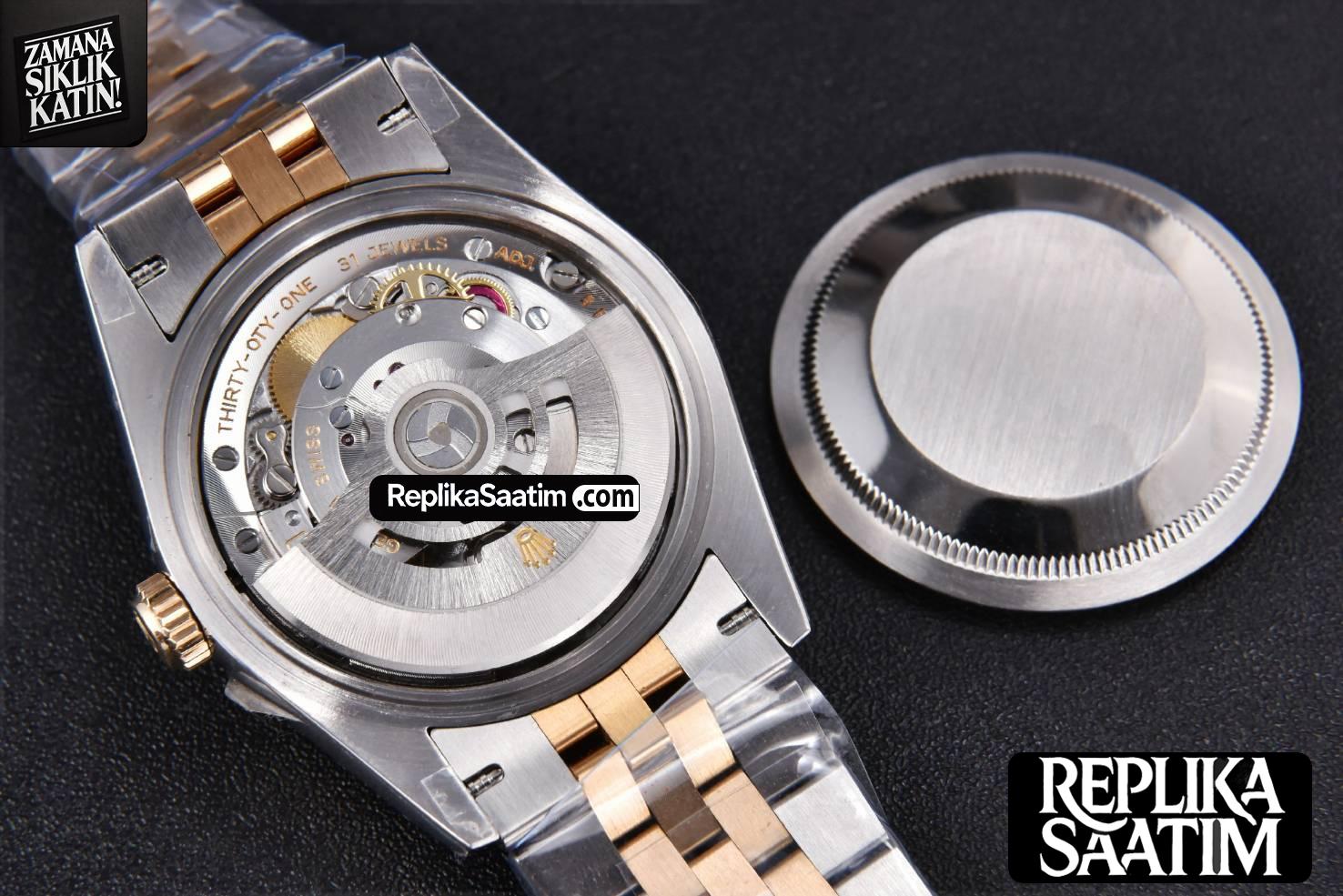 DateJust 36MM 904L YG/SS GMF Fluted Bezel Silver Dial Roma Marker Jubilee Bracelet VR3285 -17