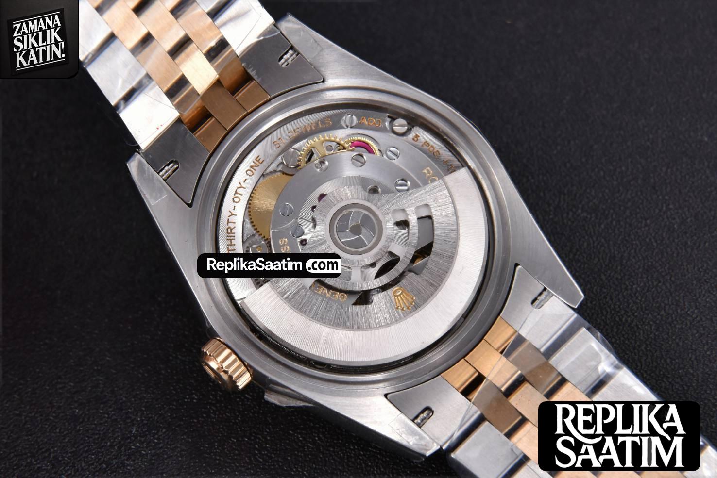 DateJust 36MM 904L YG/SS GMF Fluted Bezel Silver Dial Roma Marker Jubilee Bracelet VR3285 -20