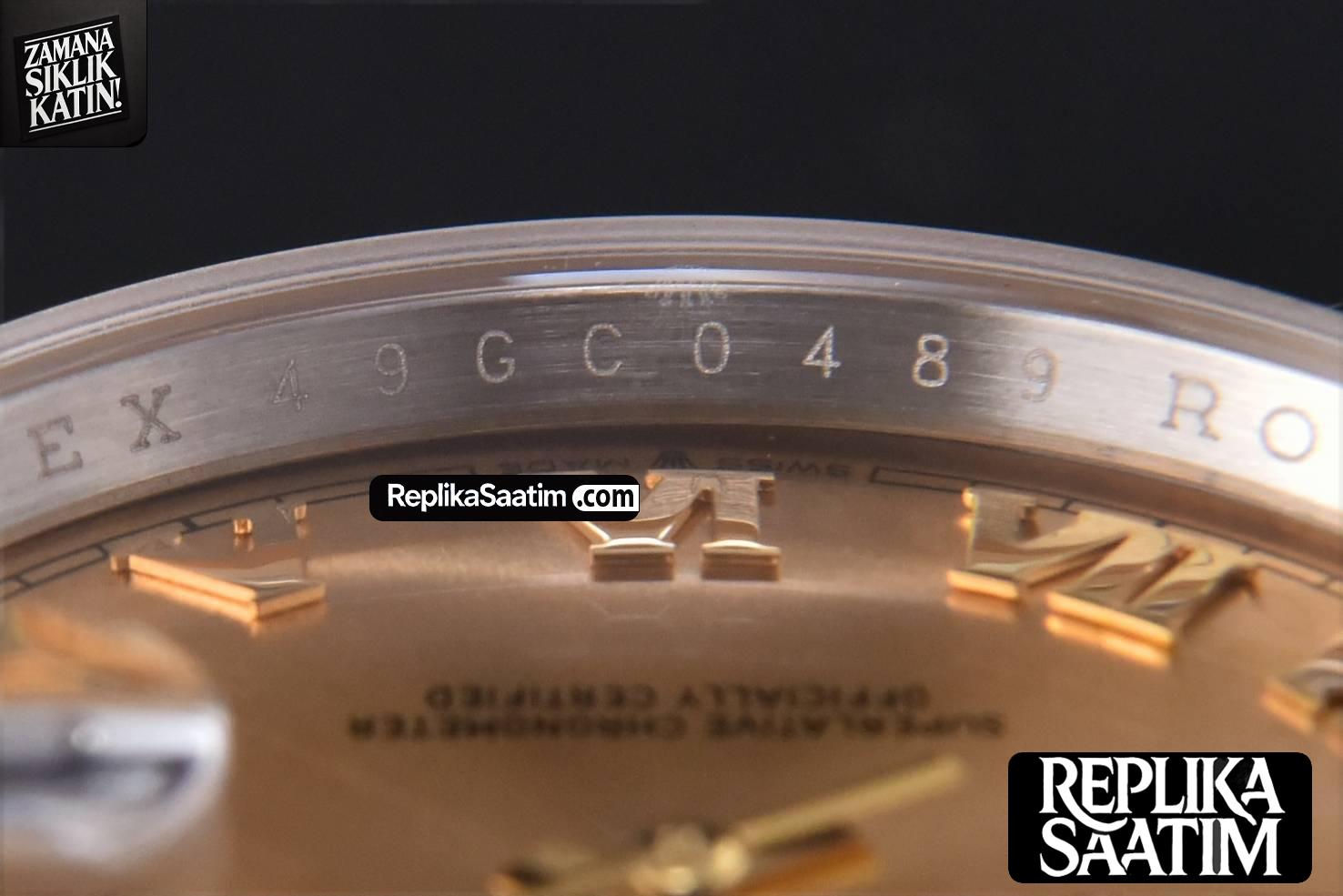 DateJust 36MM 904L YG/SS GMF Fluted Bezel YG Dial Roma Marker Jubilee Bracelet VR3235 -11