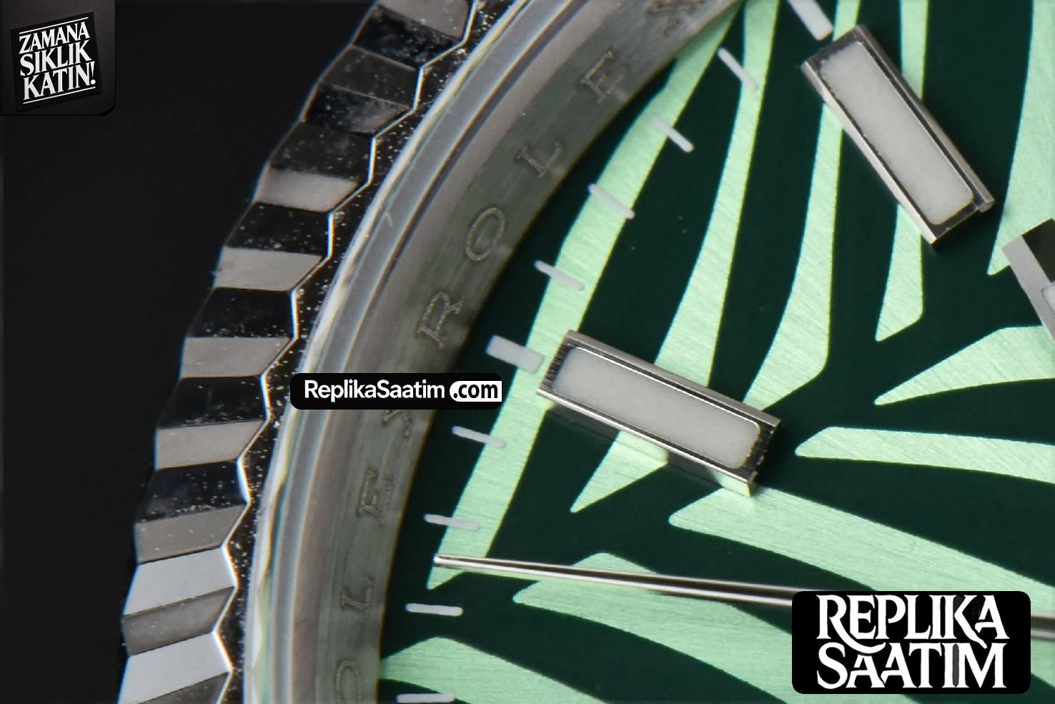 DateJust 36MM BPF Green Plam Dial Oyster Bracelet A2824 -05