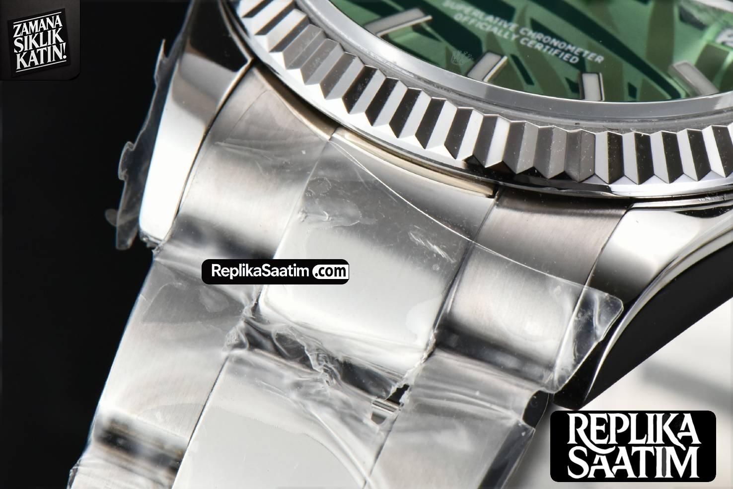DateJust 36MM BPF Green Plam Dial Oyster Bracelet A2824 -16