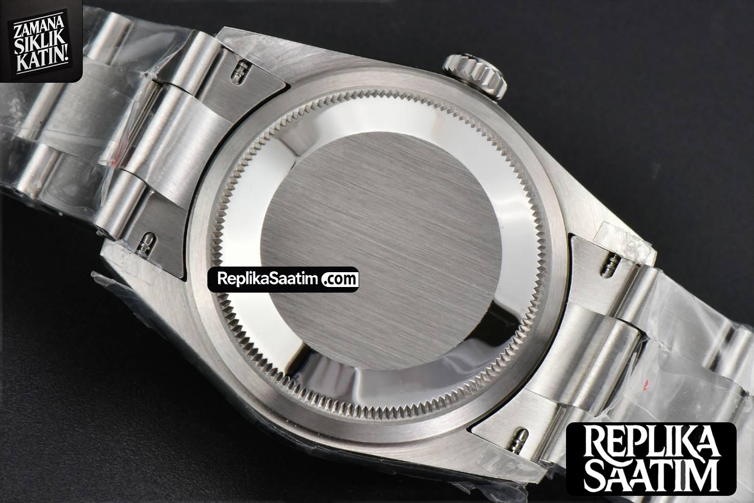 DateJust 36MM BPF Smooth Wimbledon Gray Dial Green Roma Marker Oyster Bracelet A2824 -18