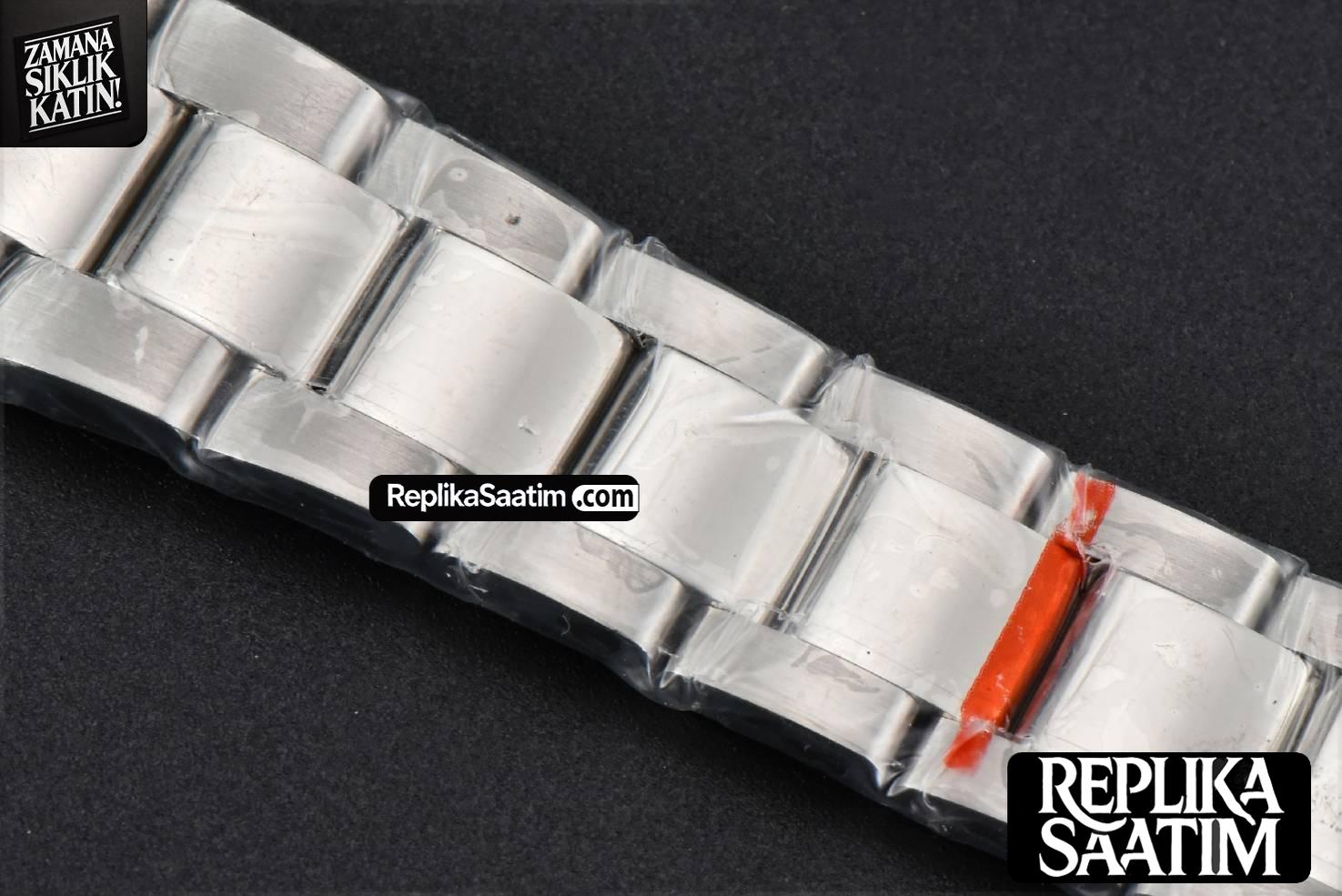 DateJust 36MM BPF Smooth Wimbledon Gray Dial Green Roma Marker Oyster Bracelet A2824 -27