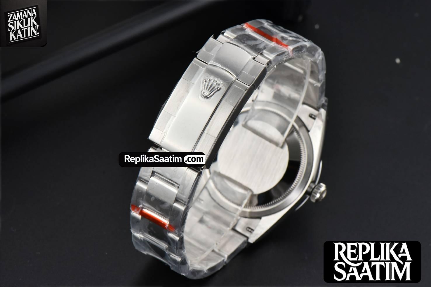 DateJust 36MM BPF Smooth Wimbledon Gray Dial Green Roma Marker Oyster Bracelet A2824 -32