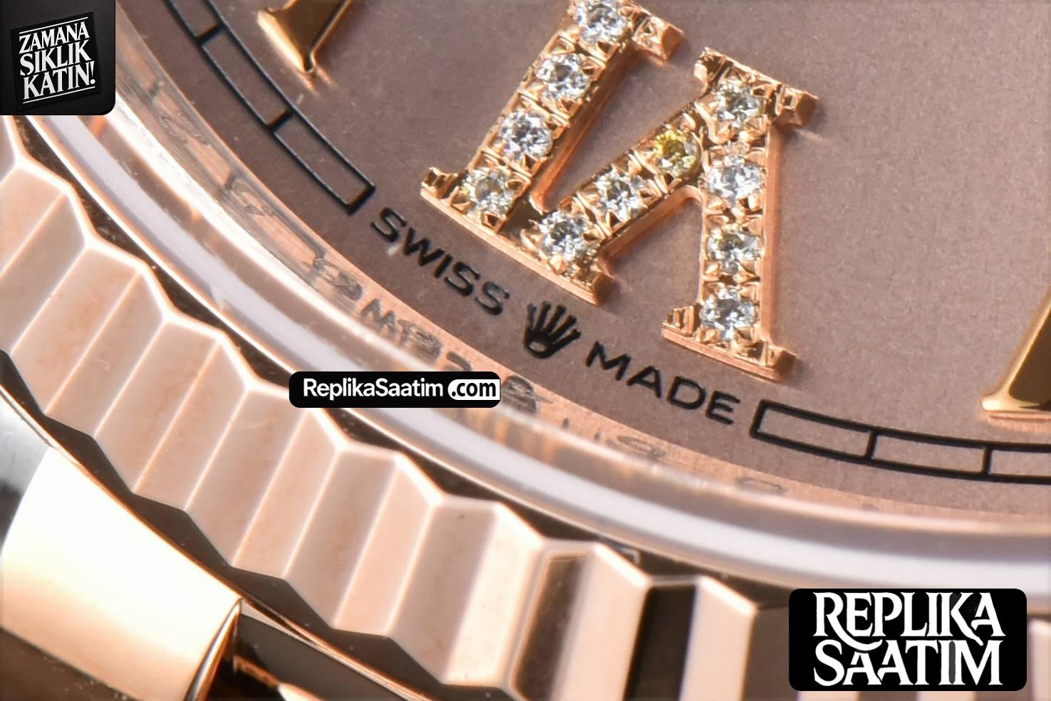 DateJust 36MM RG/SS 904L VSF RG Diamond Roma Marker Jubilee Bracelet VS3235 -06