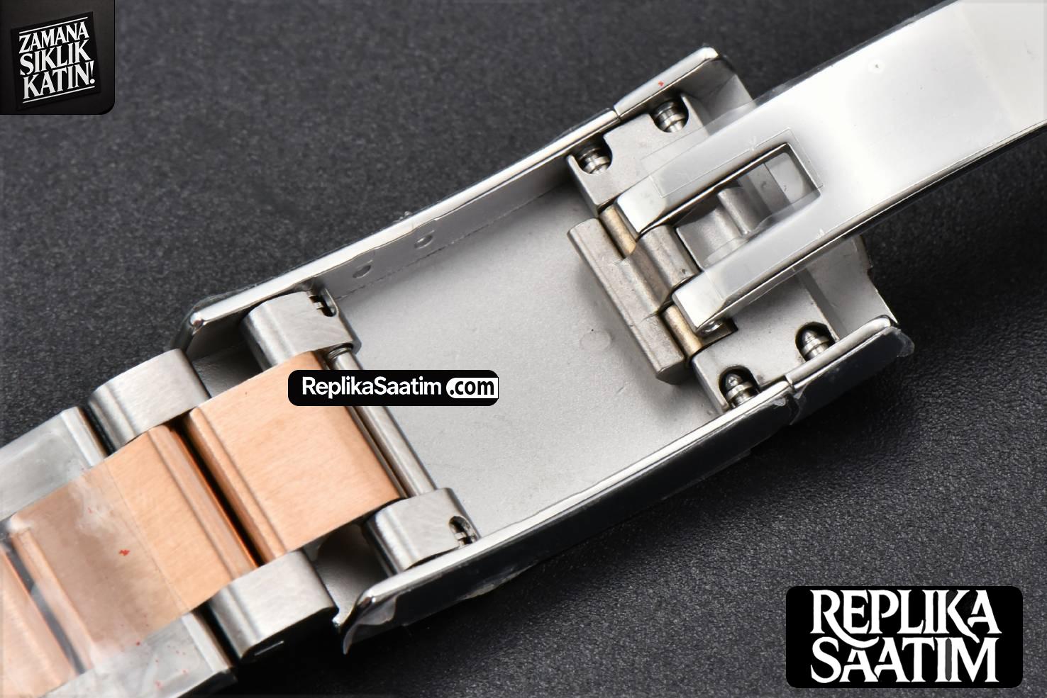 DateJust 36MM RG/SS BPF Diamodn Bezel Silver Motif Dial Oyster Bracelet A2824 -23