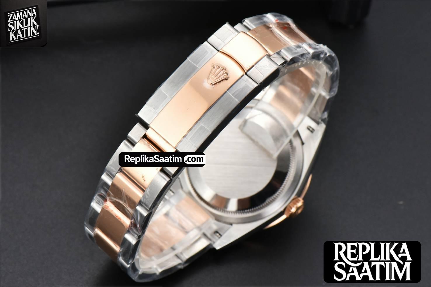 DateJust 36MM RG/SS BPF Diamond Bezel Gray Wimbledon Dial Oyster Bracelet A2824 -20