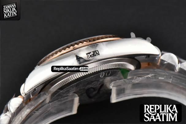 DateJust 36MM RG/SS BPF Diamond Silver Plam Dial Diamond Marker Jubilee Bracelet 2824 -16