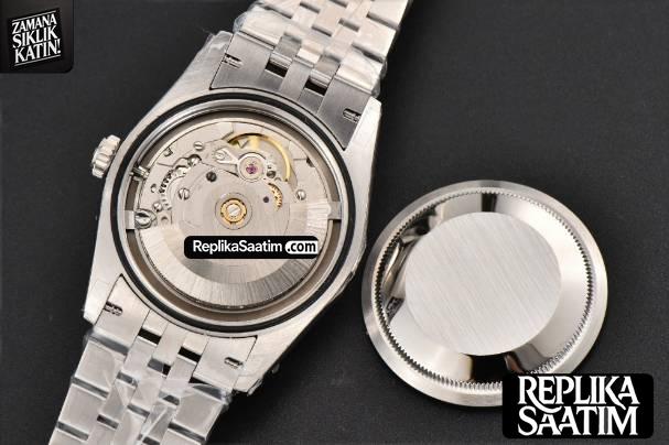 DateJust 36MM RG/SS BPF Diamond Silver Plam Dial Diamond Marker Jubilee Bracelet 2824 -19