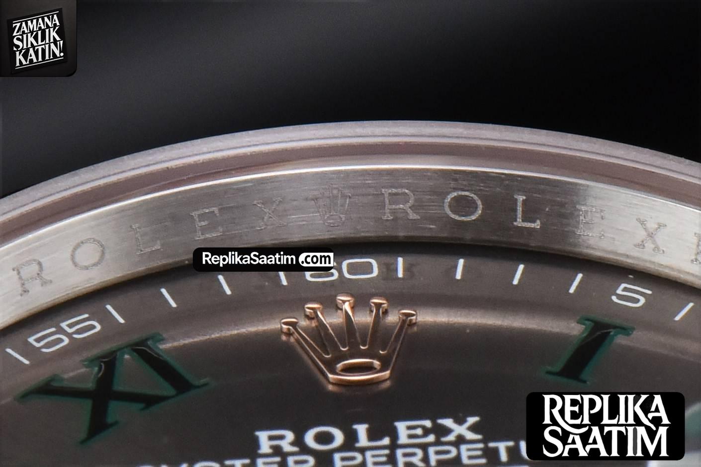 DateJust 36MM RG/SS BPF Smooth Bezel Gray Wimbledon Dial Jubilee Bracelet A2824 -12