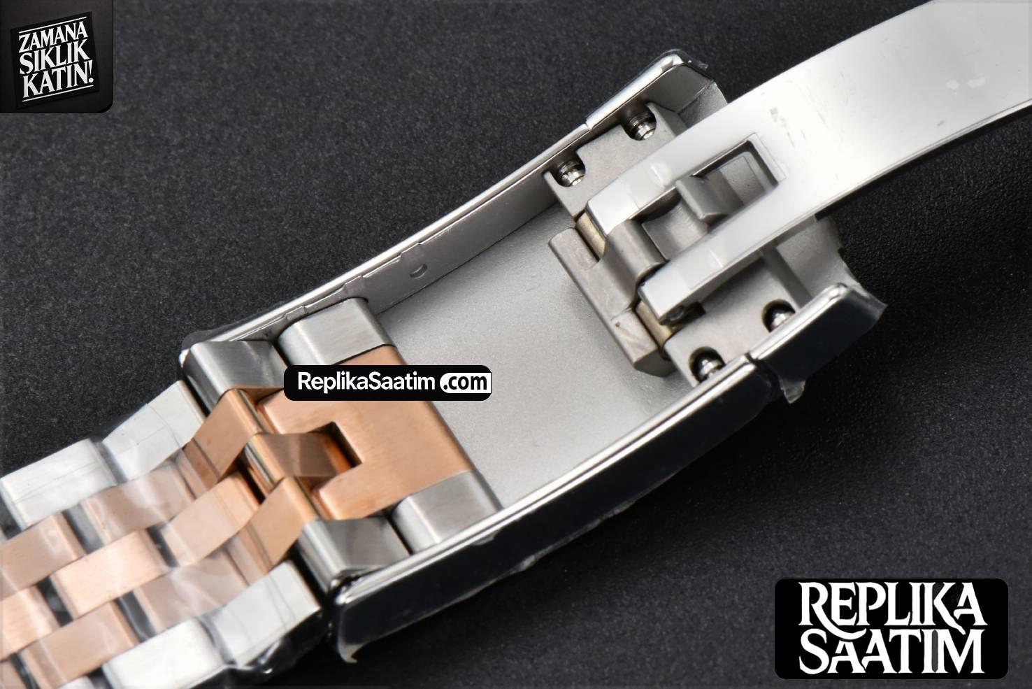 DateJust 36MM RG/SS BPF Smooth Bezel Gray Wimbledon Dial Jubilee Bracelet A2824 -29
