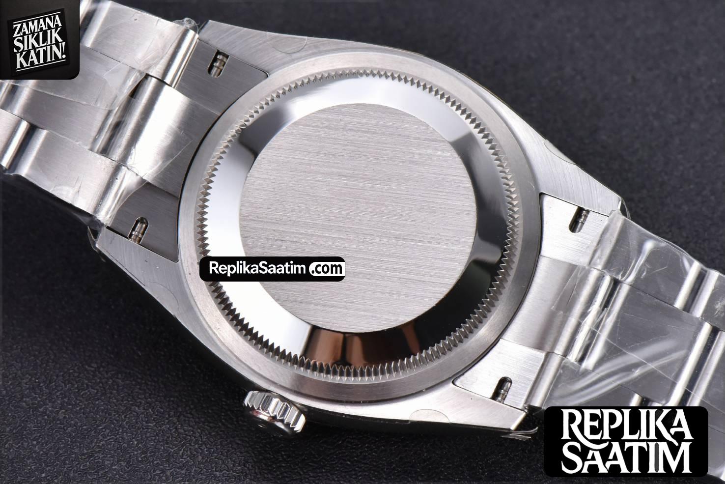 DateJust 36mm SS EWF Black Dial Diamond Roma Marker Diamond Bezel Oyster Bracelet A3235 -17