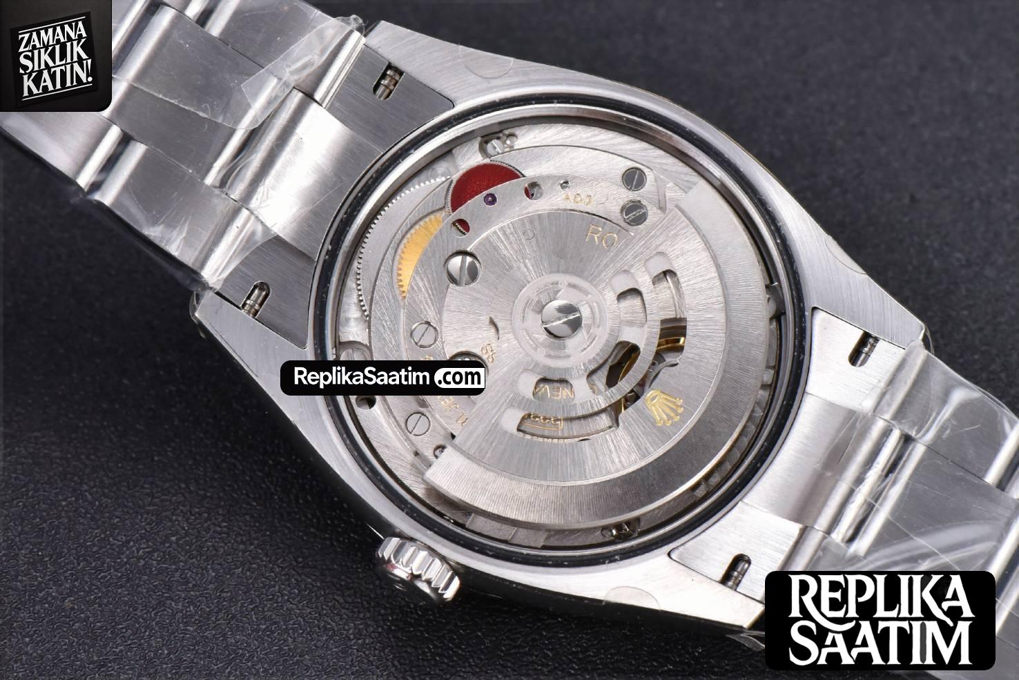 DateJust 36mm SS EWF Black Dial Diamond Roma Marker Diamond Bezel Oyster Bracelet A3235 -19