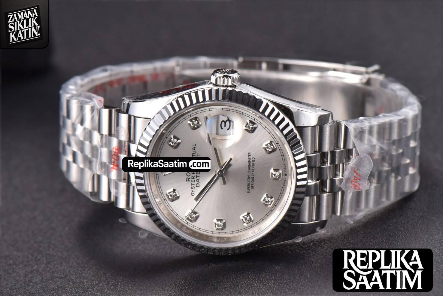 DateJust 36mm SS GMF Silver Dial Diamond Marker Jubilee Bracelet VR3235 -41