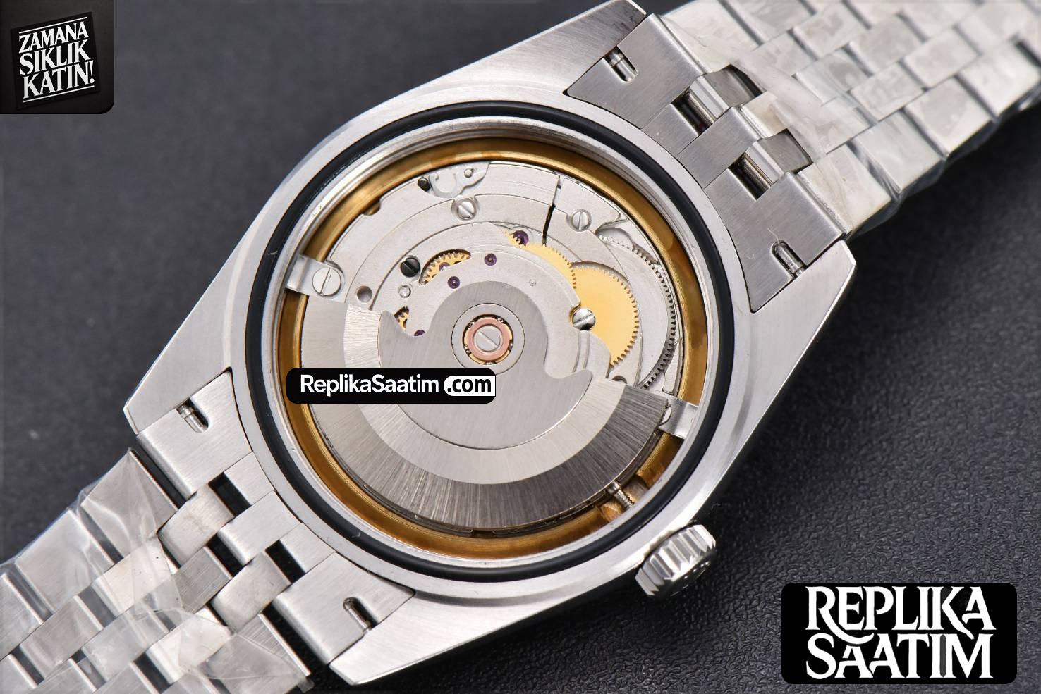 DateJust 36mm SS GMF Smooth Bezel Gray Dial Stick Marker Jubilee Bracelet VR3235 -21