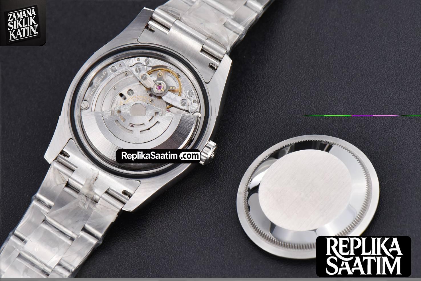 DateJust 36mm SS GMF Smooth Bezel Silver Dial Lume Marker Oyster Bracelet VR3235 -23