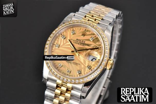 DateJust 36MM YG/SS BPF Diamond YG Plam Dial Diamond Marker Jubilee Bracelet 3235 -03