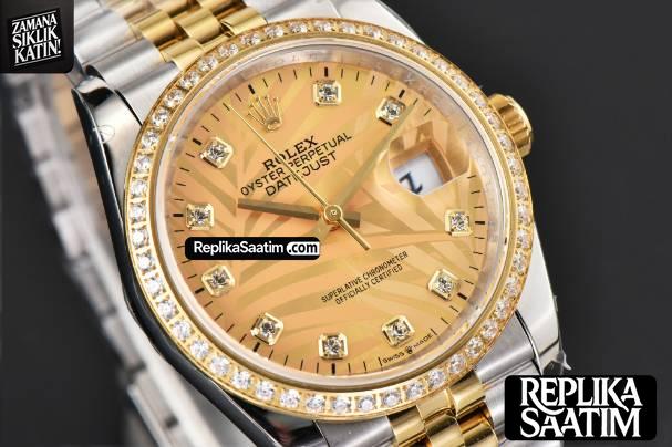 DateJust 36MM YG/SS BPF Diamond YG Plam Dial Diamond Marker Jubilee Bracelet 3235 -11