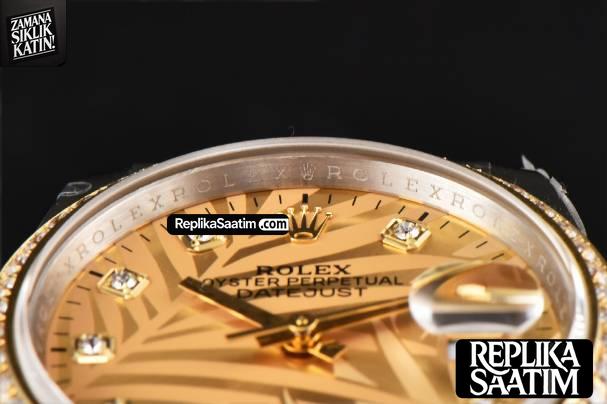 DateJust 36MM YG/SS BPF Diamond YG Plam Dial Diamond Marker Jubilee Bracelet 3235 -12