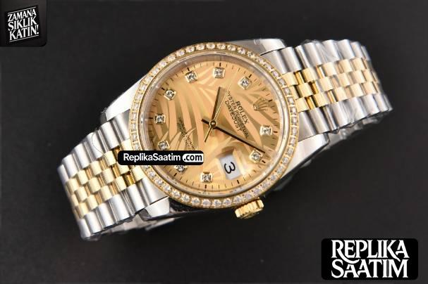 DateJust 36MM YG/SS BPF Diamond YG Plam Dial Diamond Marker Jubilee Bracelet 3235 -14