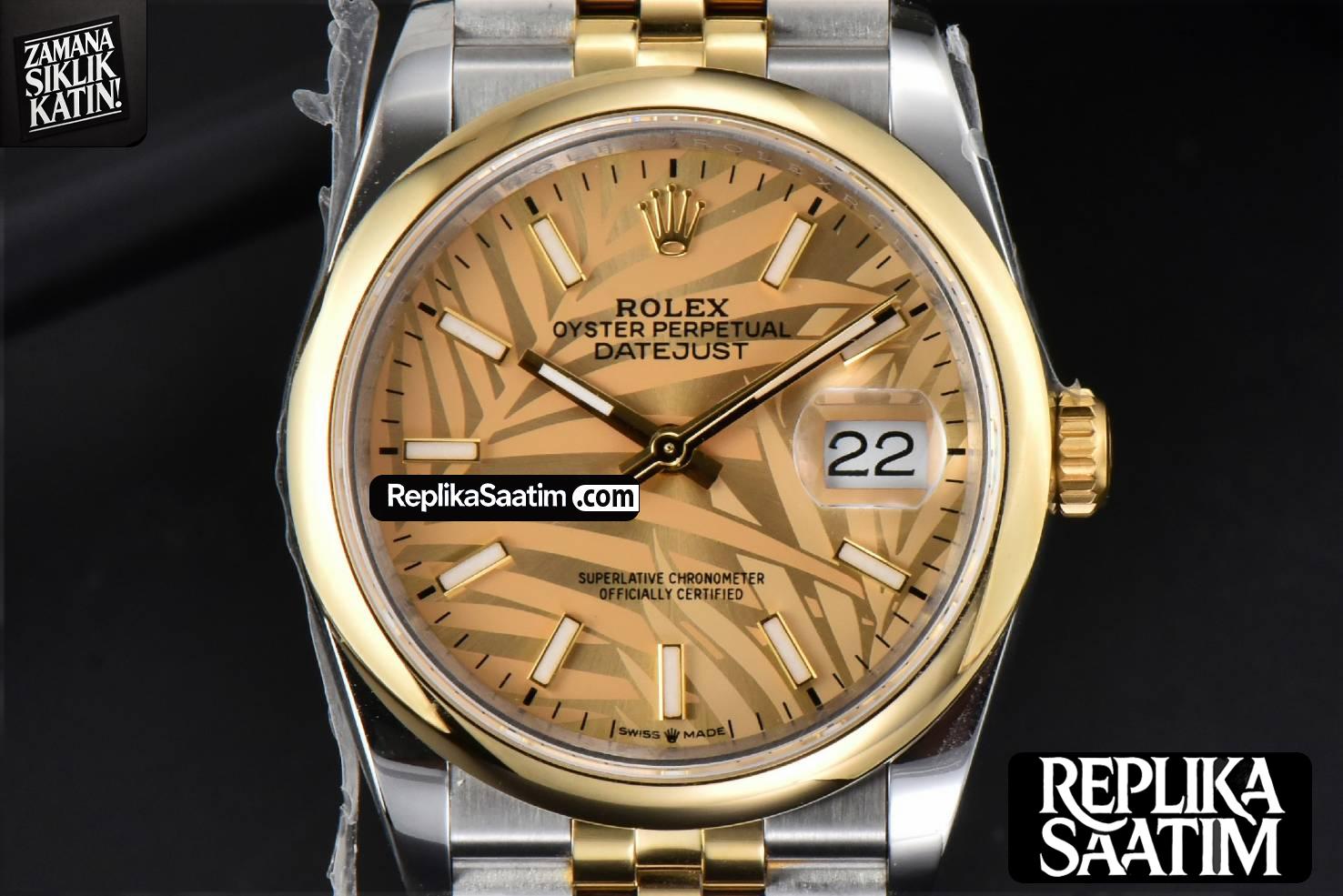 DateJust 36MM YG/SS BPF Smooth YG Plam Dial Jubilee Bracelet A2824 -01