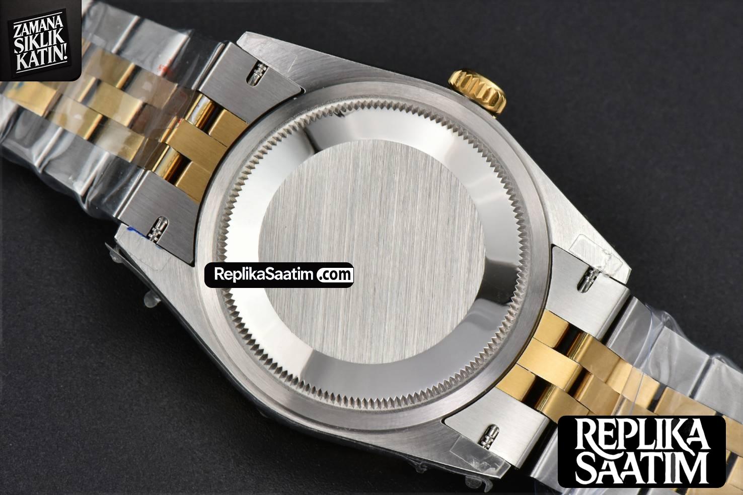 DateJust 36MM YG/SS BPF Wimbledon Gray Dial Green Roma Marker Jubilee Bracelet A2824 -18