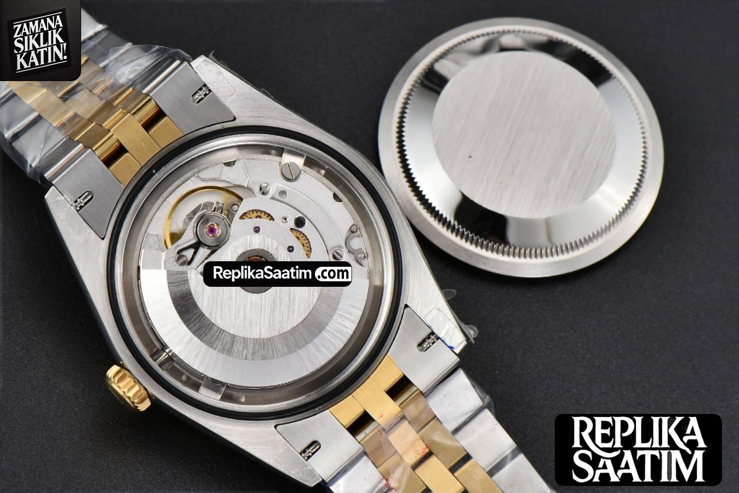 DateJust 36MM YG/SS BPF Wimbledon Gray Dial Green Roma Marker Jubilee Bracelet A2824 -20