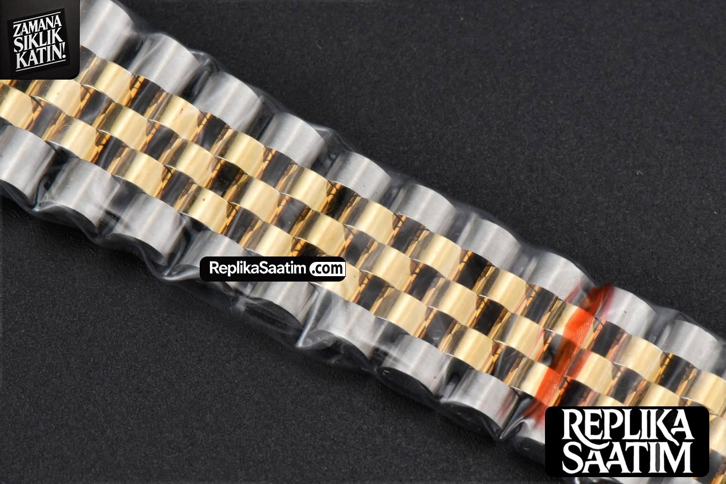 DateJust 36MM YG/SS BPF Wimbledon Gray Dial Green Roma Marker Jubilee Bracelet A2824 -27