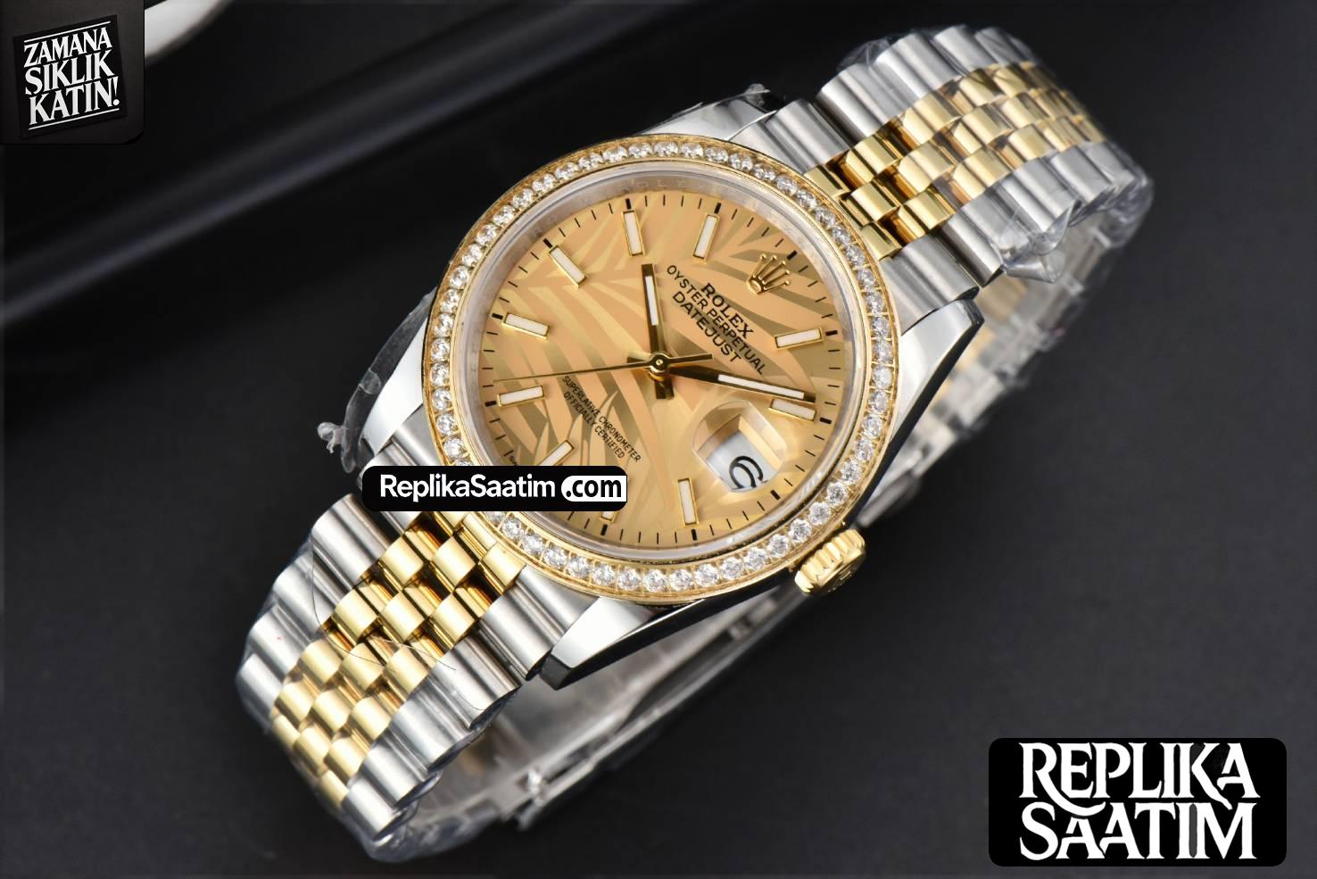 DateJust 36MM YG/SS Diamond BPF YG Plam Dial Jubilee Bracelet A2824 -14