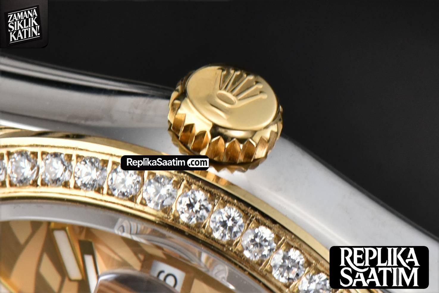 DateJust 36MM YG/SS Diamond BPF YG Plam Dial Jubilee Bracelet A2824 -16