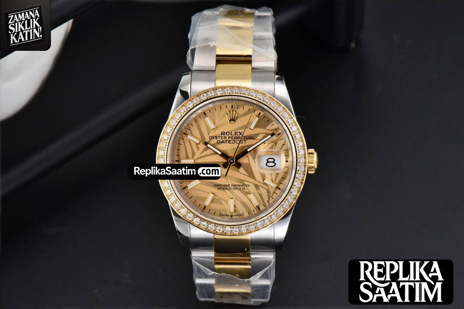 DateJust 36MM YG/SS Diamond BPF YG Plam Dial Oyster Bracelet A2824 -02