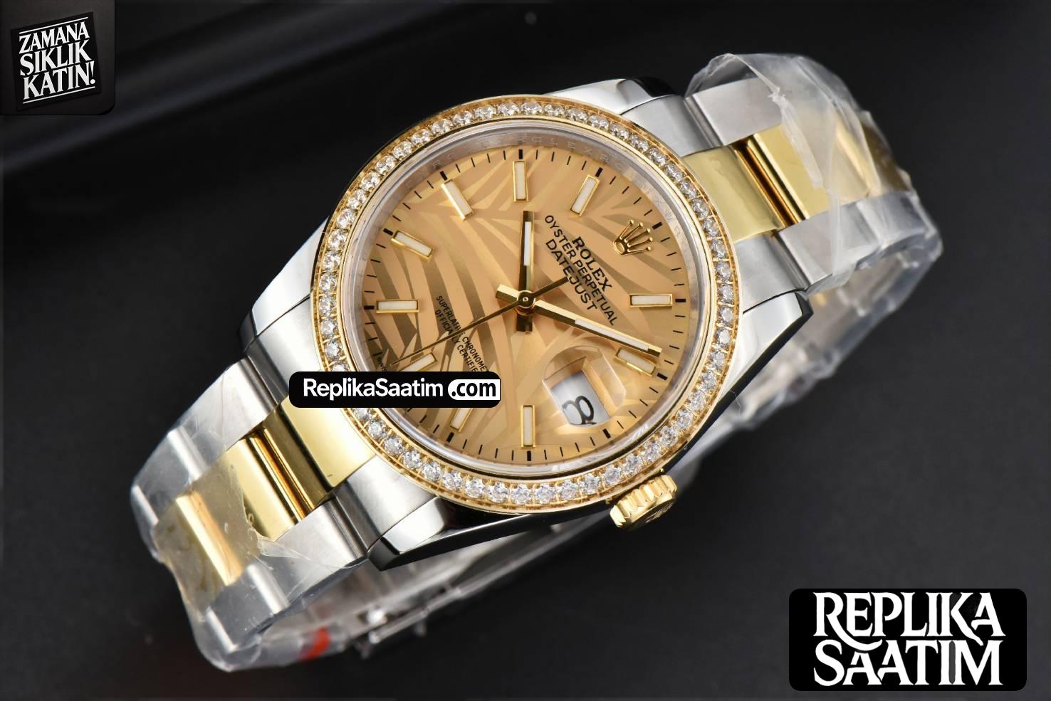 DateJust 36MM YG/SS Diamond BPF YG Plam Dial Oyster Bracelet A2824 -13