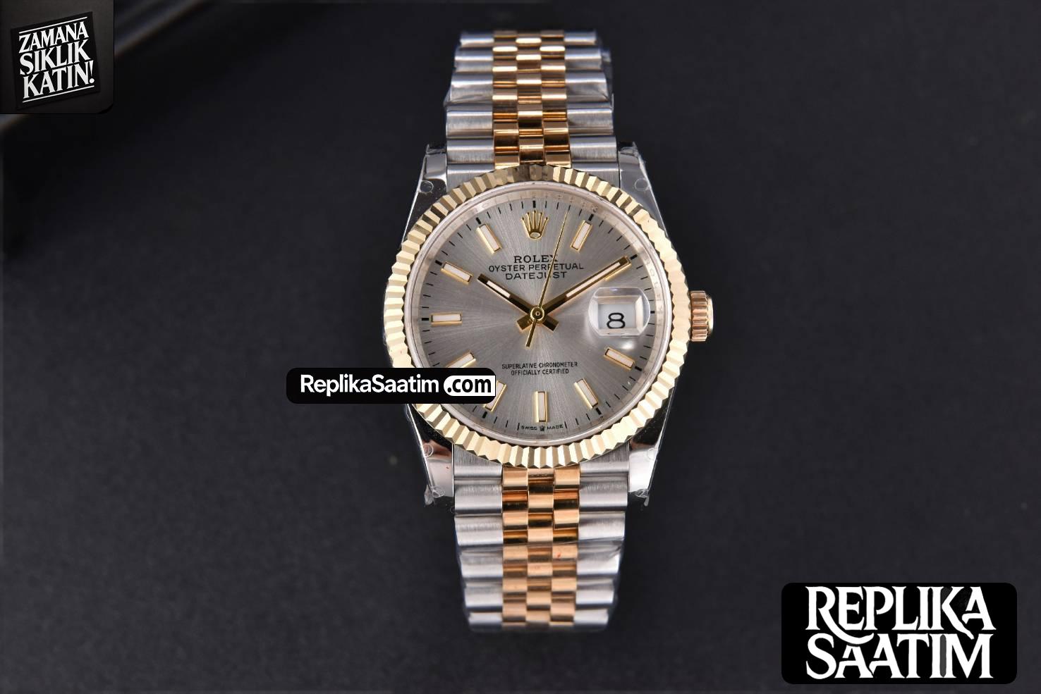 DateJust 36mm YG/SS GMF Silver Dial Jubilee Bracelet VR3235 -01