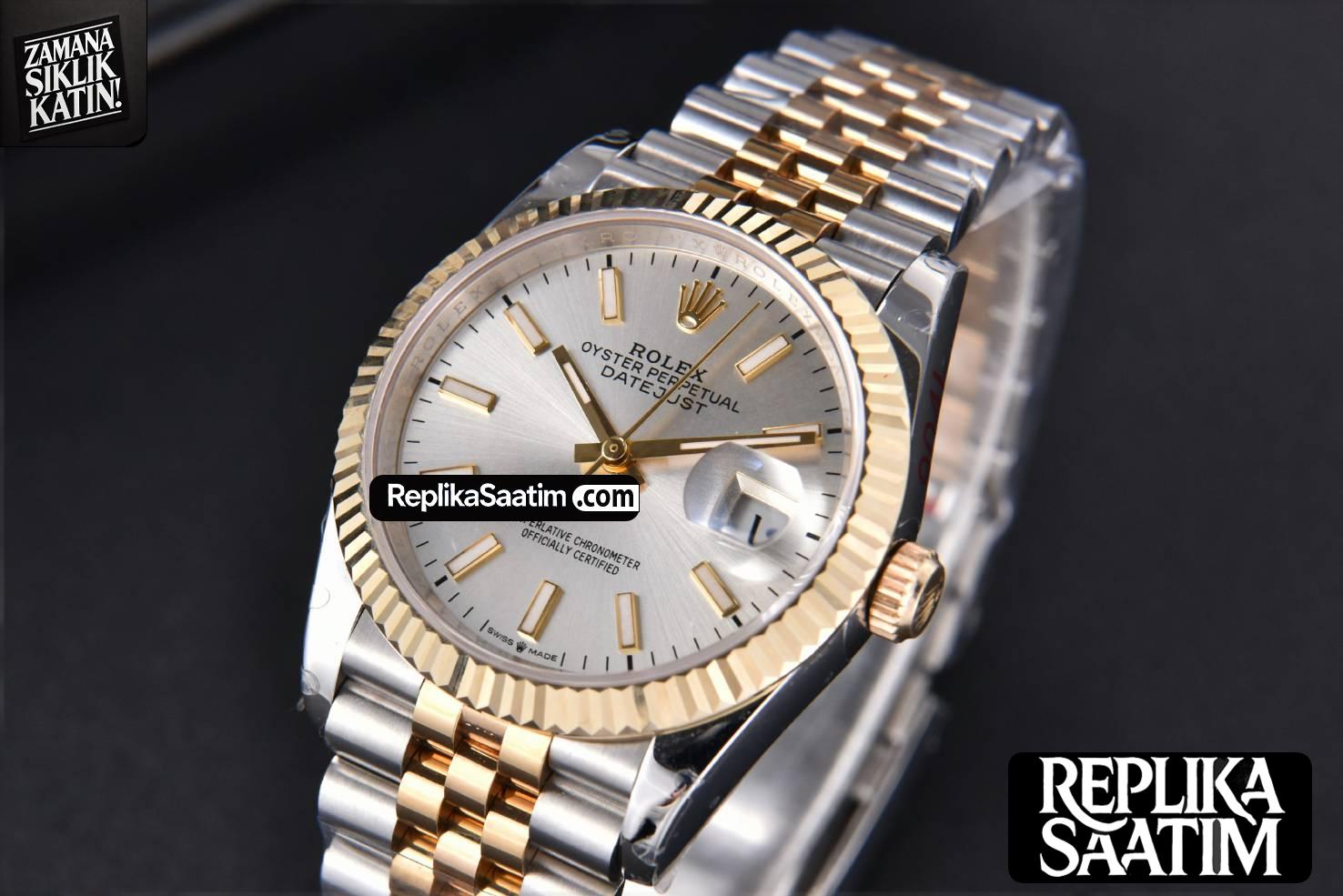 DateJust 36mm YG/SS GMF Silver Dial Jubilee Bracelet VR3235 -03