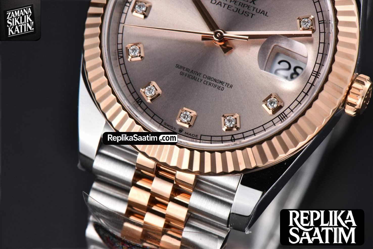 DateJust 41mm 126331 Clean CF RG/SS RG Dial Diamond Marker Jubilee Bracelet VR3235 -07