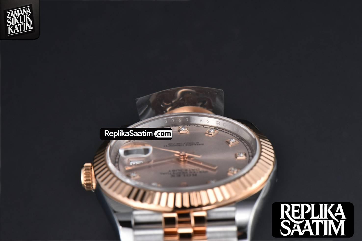 DateJust 41mm 126331 Clean CF RG/SS RG Dial Diamond Marker Jubilee Bracelet VR3235 -12