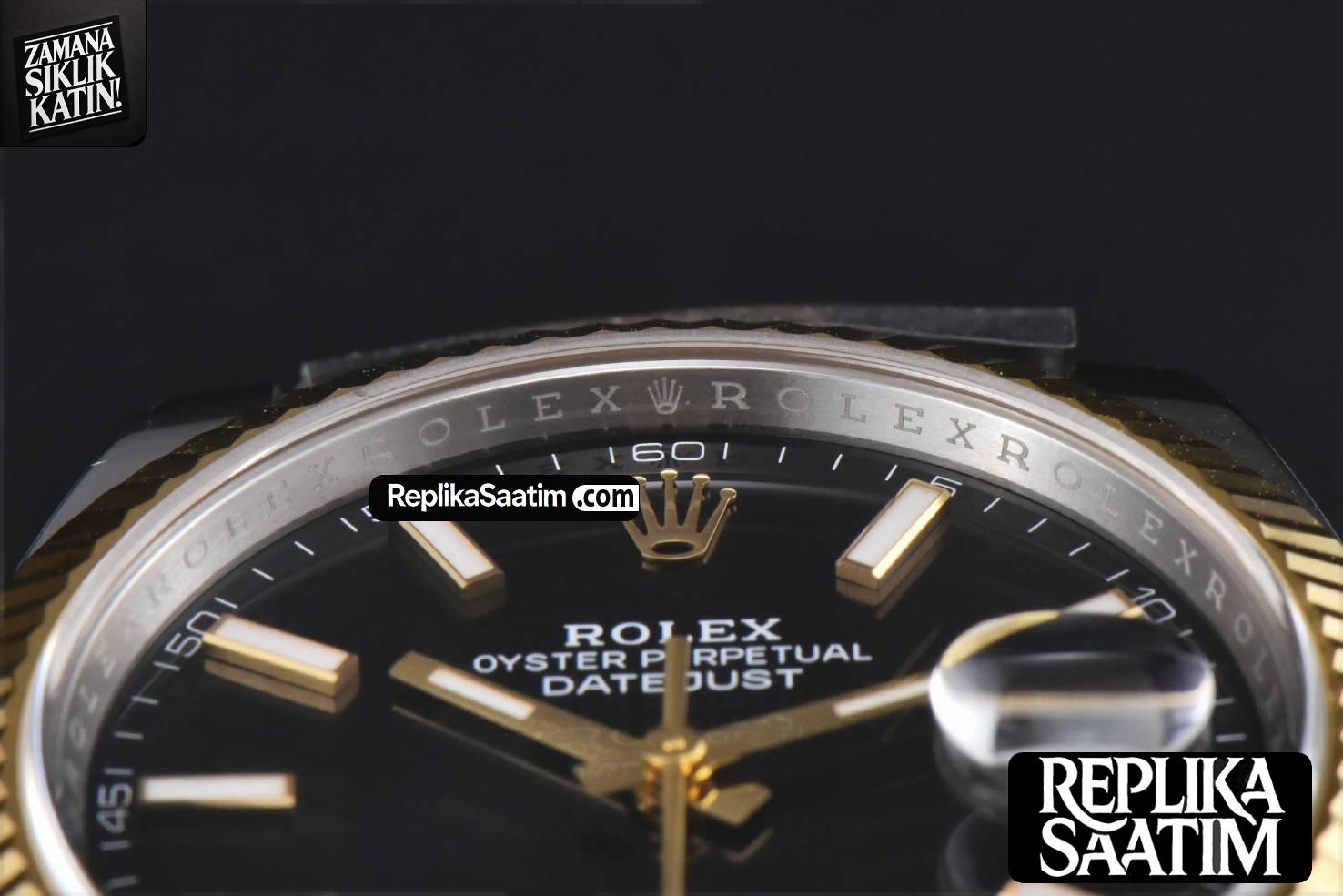 DateJust 41mm 126333 Clean CF YG/SS Black Dial Oyster Bracelet VR3235 -11