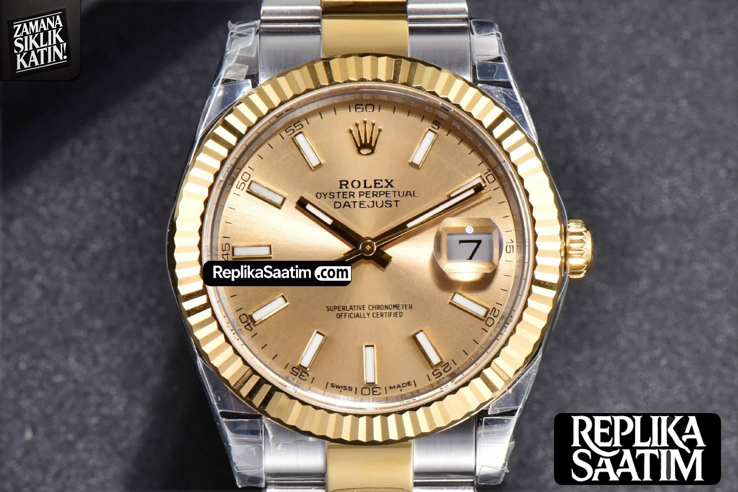 DateJust 41MM 126333 YG/SS VSF Fluted Bezel YG Dial Oyster Bracelet VS3235 -01