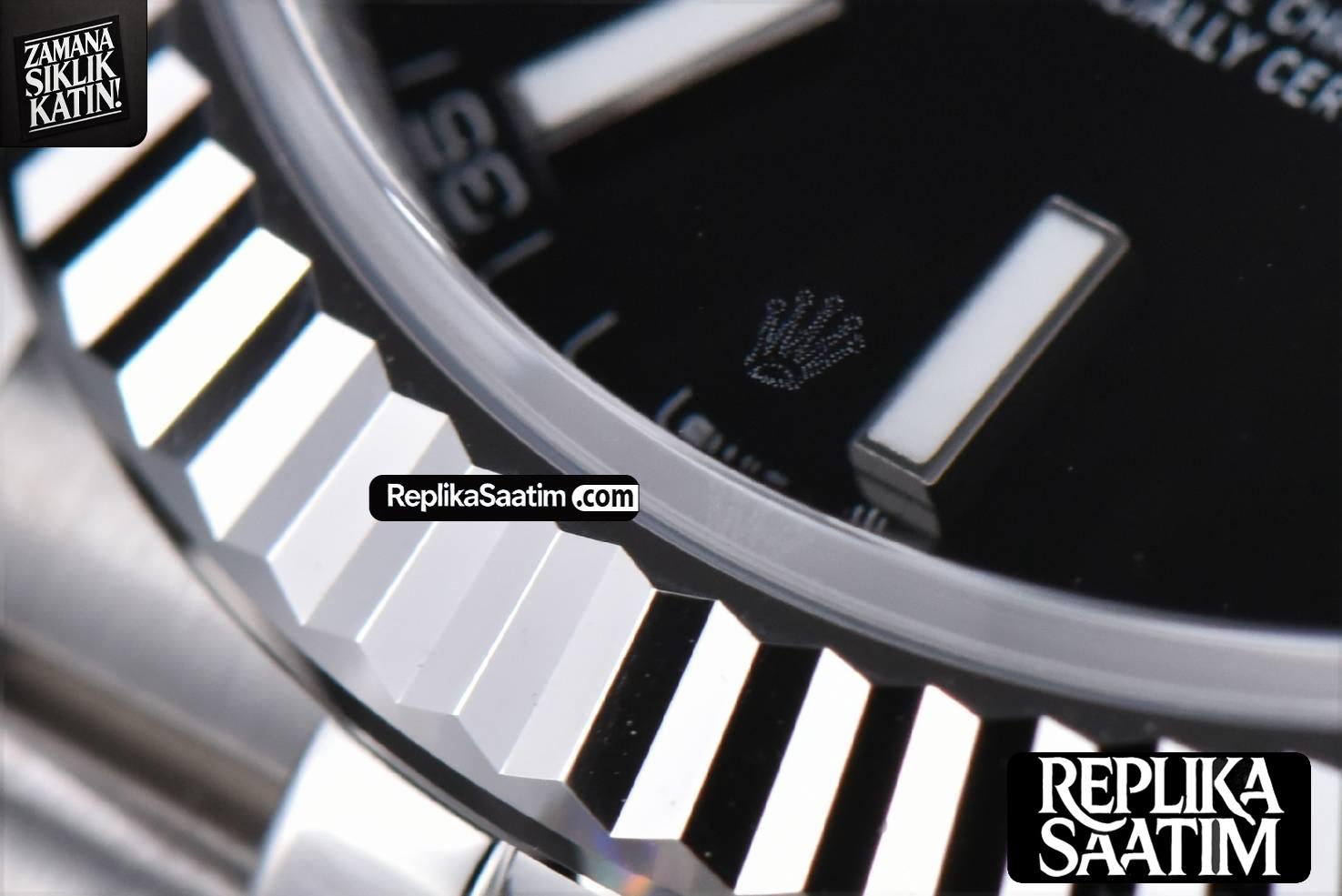 DateJust 41mm 126334 904 SS ARF Black Dial Sticks Markers on Jubilee Bracelet VR3235 -10