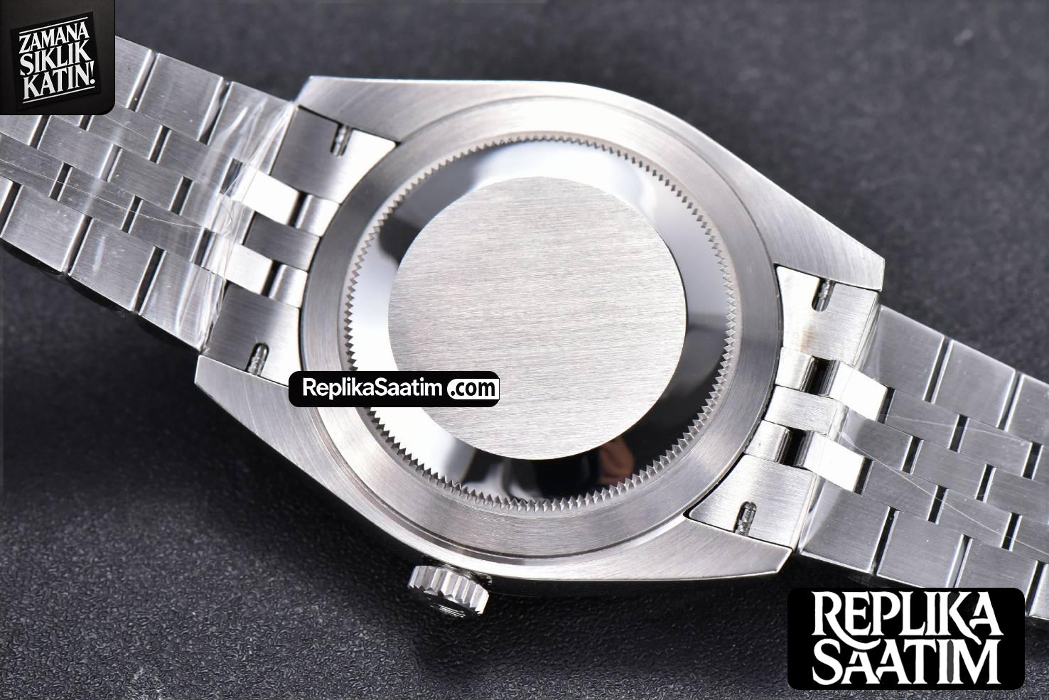 DateJust 41mm 126334 904 SS ARF Black Dial Sticks Markers on Jubilee Bracelet VR3235 -17