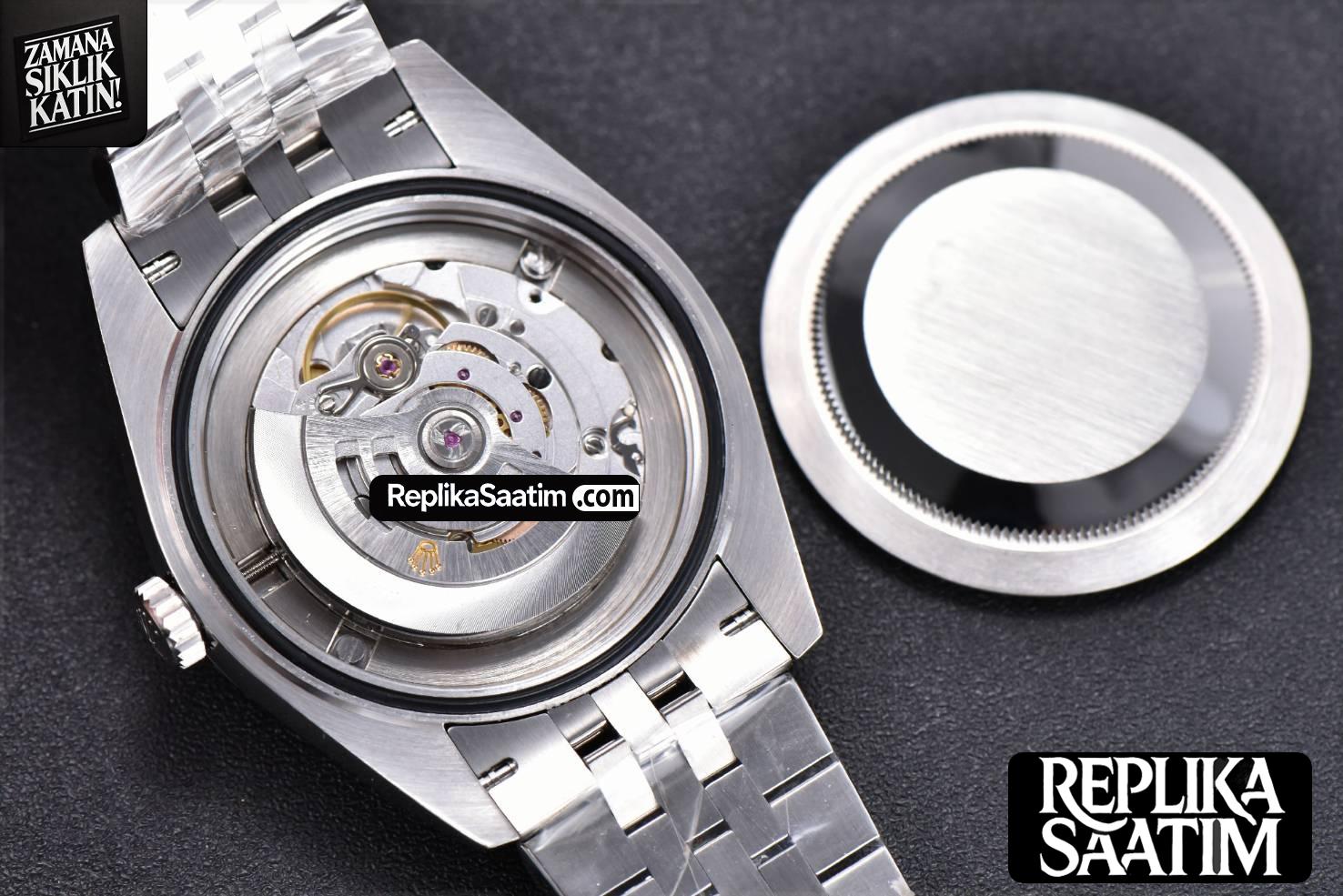 DateJust 41mm 126334 904 SS ARF Black Dial Sticks Markers on Jubilee Bracelet VR3235 -18