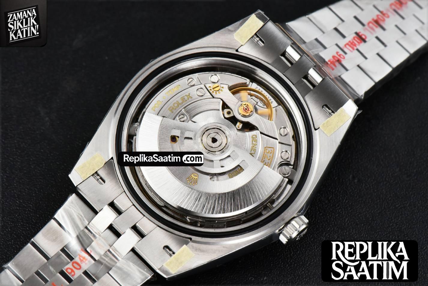 DateJust 41MM 126334 Clean CF Wimbledon Gray Dial Green Marker Jubilee Bracelet VR3235 -21