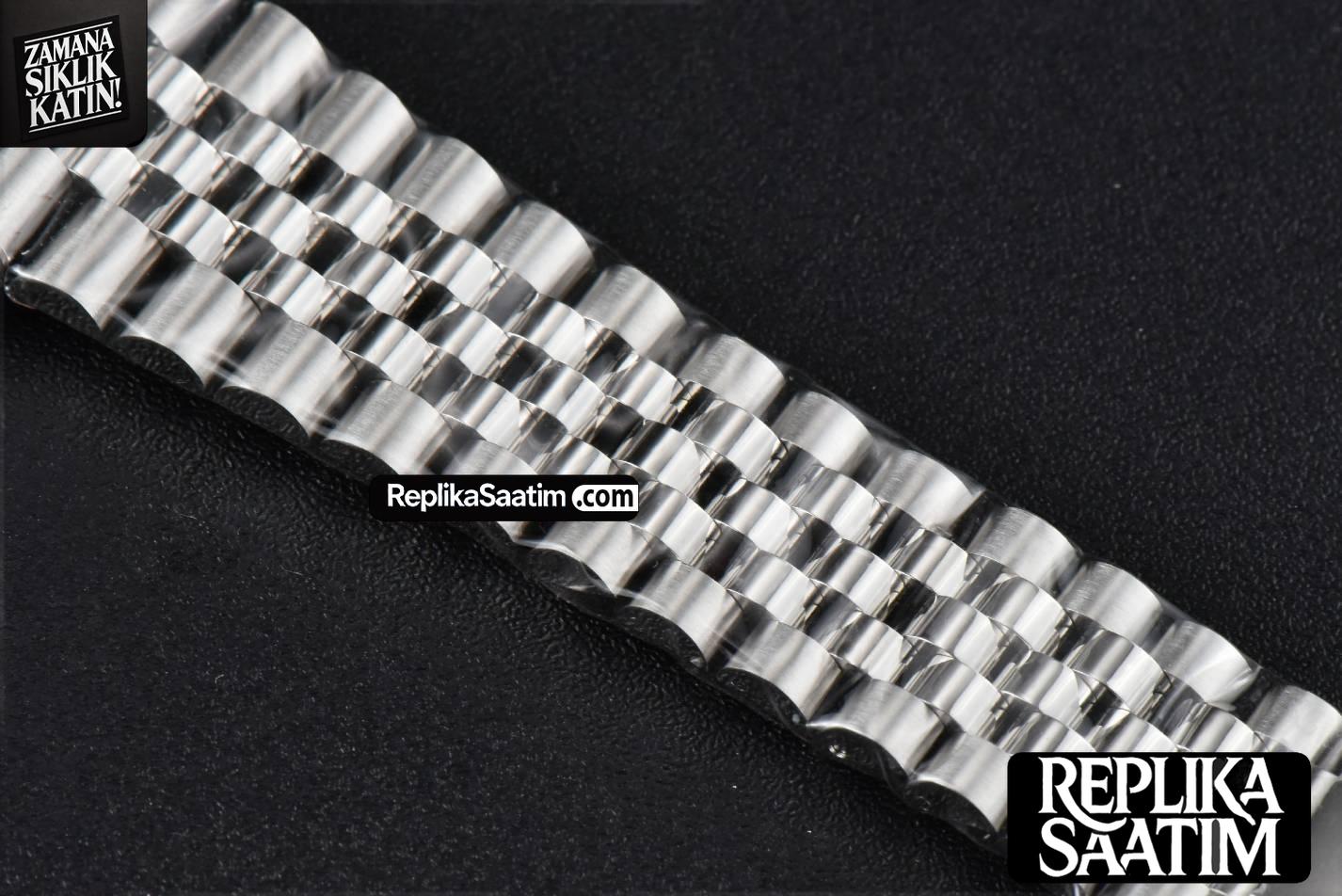 DateJust 41MM 126334 Clean CF Wimbledon Gray Dial Green Marker Jubilee Bracelet VR3235 -29