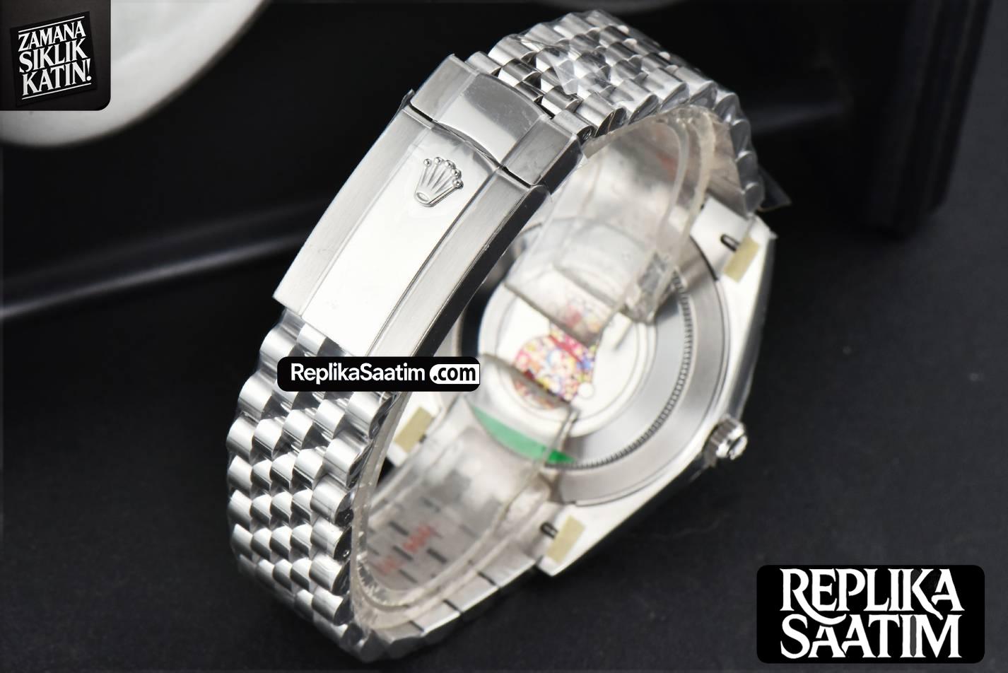 DateJust 41MM 126334 Clean CF Wimbledon Gray Dial Green Marker Jubilee Bracelet VR3235 -34