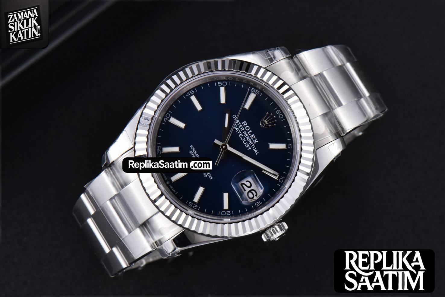 DateJust 41MM 126334 VSF Fluted Bezel Blue Dial Oyster Bracelet VS3235 -30
