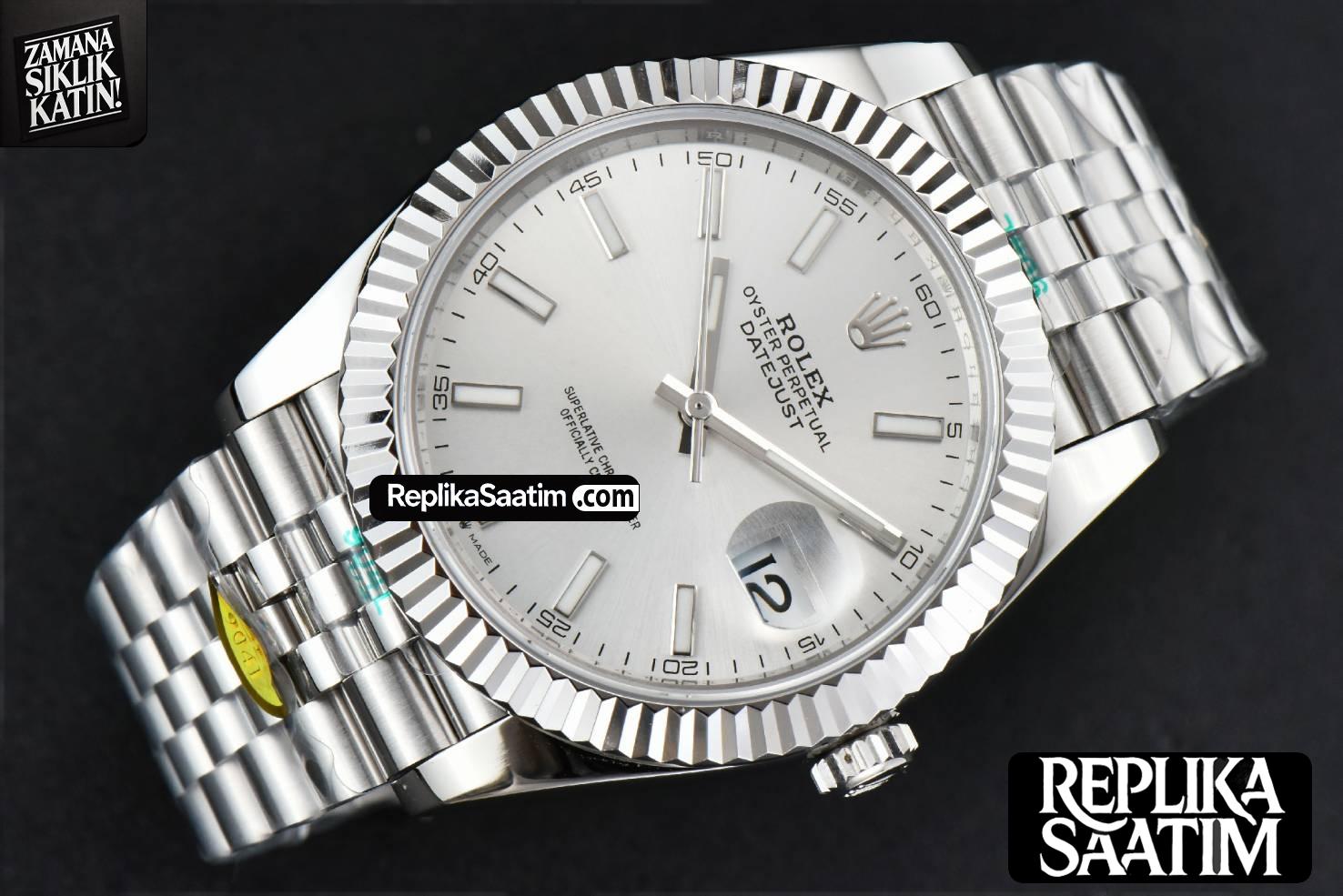 DateJust 41MM 126334 ZF Silver Dial Jubilee Bracelet 2824 -14