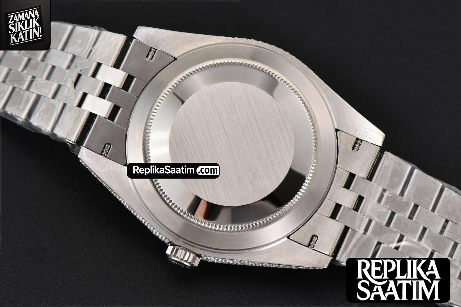 Datejust 41MM Full Diamond GMF Gray Dial Jubilee Bracelet A2824 -17