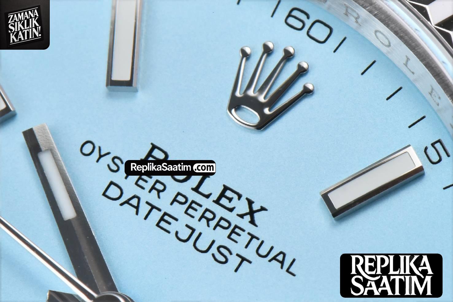 Datejust 41mm GMF Tiffany DIal SS braceelt VR3235 tungsten heavier version -04